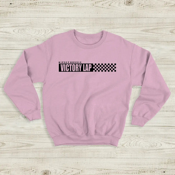 Nipsey Hussel Victory Lap Sweatshirt Album Hip Hop Merch Nipsey Hussel Shirt - Light Pink - WorldWideShirt