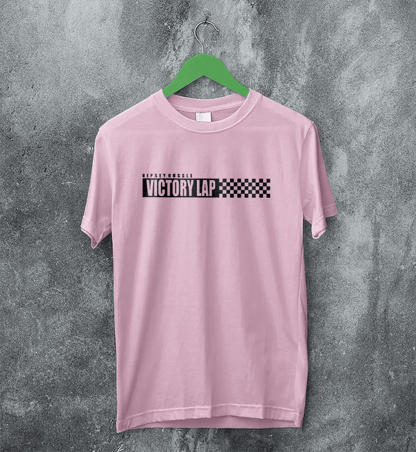 Nipsey Hussel Victory Lap T-Shirt Album Hip Hop Merch Nipsey Hussel Shirt - Light Pink - WorldWideShirt