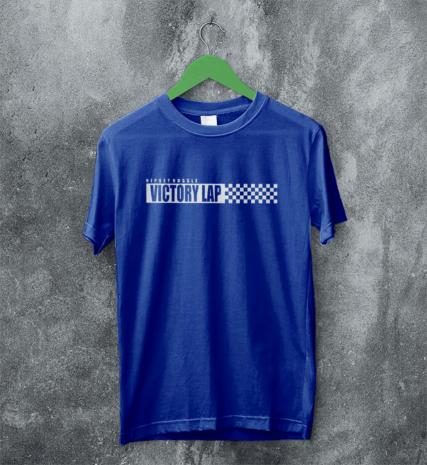Nipsey Hussel Victory Lap T-Shirt Album Hip Hop Merch Nipsey Hussel Shirt - Royal Blue - WorldWideShirt