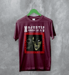 Nosferatu The Majestic T-Shirt Majestic Nightmare Shirt Horror Movie Tee - Red Maroon - WorldWideShirt