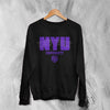 NYU Sweatshirt New York University Shirt Best New York Merch - Black - WorldWideShirt