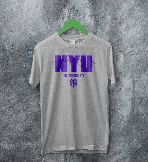 NYU T-shirt New York University Shirt Best New York Merch - Sport Grey - WorldWideShirt