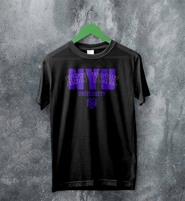 NYU T-shirt New York University Shirt Best New York Merch - Black - WorldWideShirt