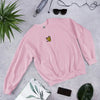 Pichu Embroidered Pokémon Sweatshirt – Minimalist Gen 1 Style - Light Pink - WorldWideShirt