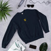 Pichu Embroidered Pokémon Sweatshirt – Minimalist Gen 1 Style - Navy Blue - WorldWideShirt