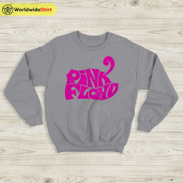 Pink Floyd Vintage Logo Sweatshirt Pink Floyd Shirt Music Shirt - WorldWideShirt