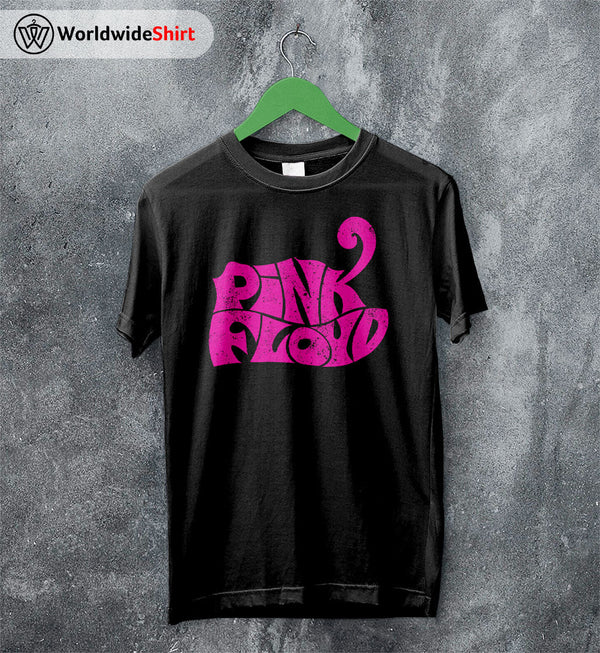 Pink Floyd Vintage Logo T shirt Pink Floyd Shirt Music Shirt - WorldWideShirt