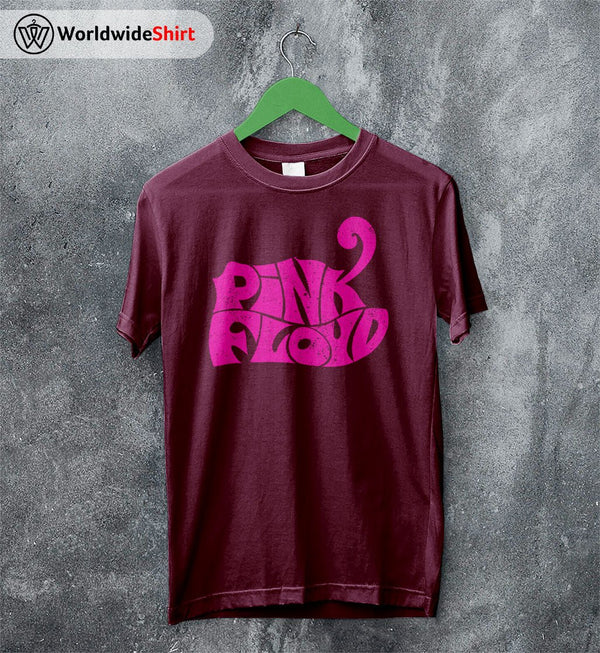 Pink Floyd Vintage Logo T shirt Pink Floyd Shirt Music Shirt - WorldWideShirt