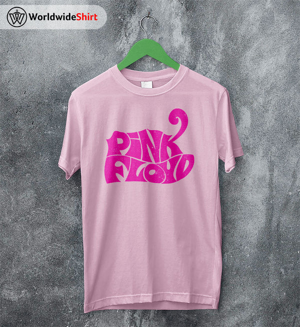 Pink Floyd Vintage Logo T shirt Pink Floyd Shirt Music Shirt - WorldWideShirt