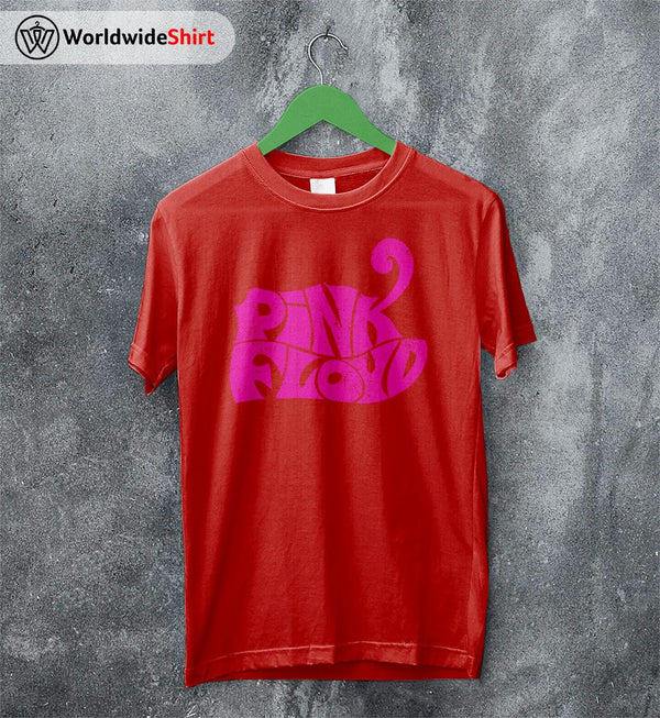 Pink Floyd Vintage Logo T shirt Pink Floyd Shirt Music Shirt - WorldWideShirt