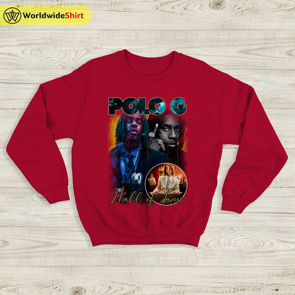 Polo G Vintage 90s Sweatshirt Polo G Shirt Rapper Shirt - WorldWideShirt