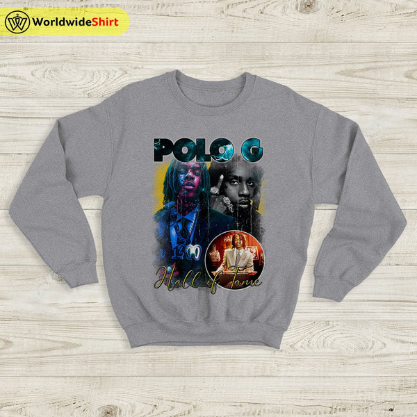 Polo G Vintage 90s Sweatshirt Polo G Shirt Rapper Shirt - WorldWideShirt