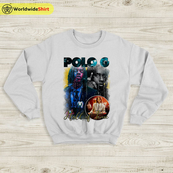 Polo G Vintage 90s Sweatshirt Polo G Shirt Rapper Shirt - WorldWideShirt