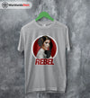 Princess Leia Rebel Vintage 90's T Shirt David Bowie Shirt Music Shirt - WorldWideShirt