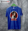 Princess Leia Rebel Vintage 90's T Shirt David Bowie Shirt Music Shirt - WorldWideShirt