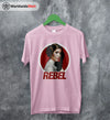 Princess Leia Rebel Vintage 90's T Shirt David Bowie Shirt Music Shirt - WorldWideShirt