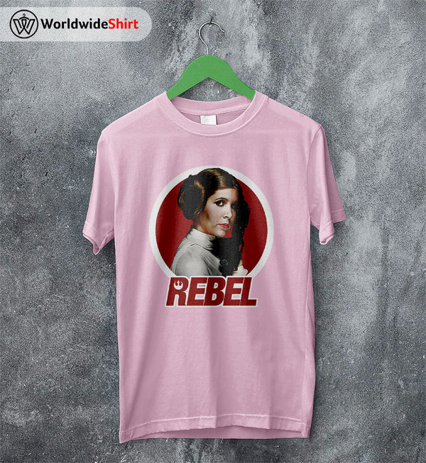 Princess Leia Rebel Vintage 90's T Shirt David Bowie Shirt Music Shirt - WorldWideShirt