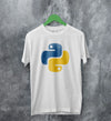 Python Programming Languange Retro T Shirt Python Shirt Bella Canvas - WorldWideShirt