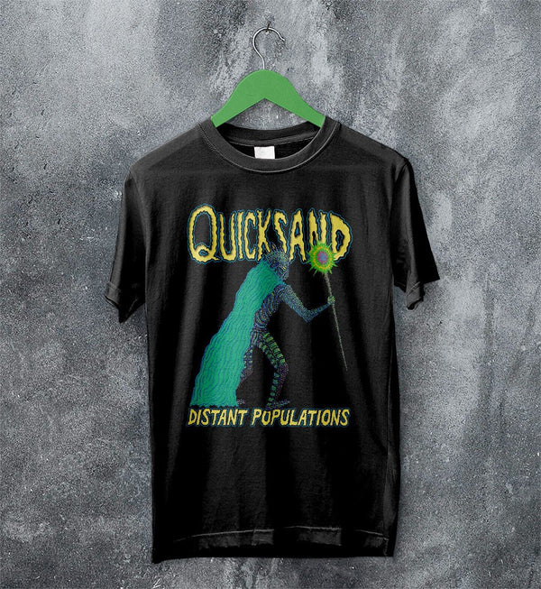 Quicksand Distant Populations T Shirt Quicksand Band Shirt Music Shirt - WorldWideShirt