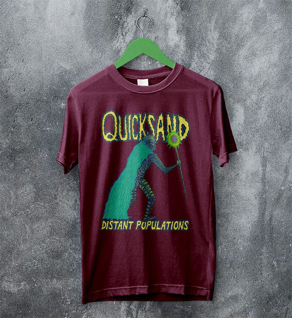 Quicksand Distant Populations T Shirt Quicksand Band Shirt Music Shirt - WorldWideShirt