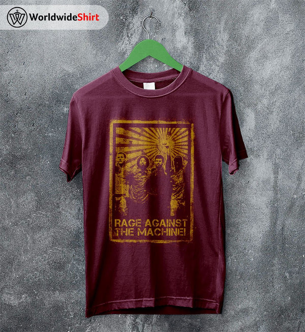 Rage Against The Machine 90's Vintage T Shirt RATM Shirt - WorldWideShirt