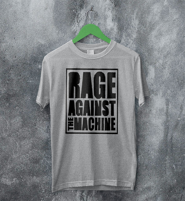 Rage Against The Machine Logo Black Vintage T Shirt RATM Shirt Bella Canvas - WorldWideShirt