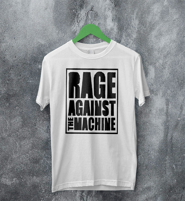 Rage Against The Machine Logo Black Vintage T Shirt RATM Shirt Bella Canvas - WorldWideShirt
