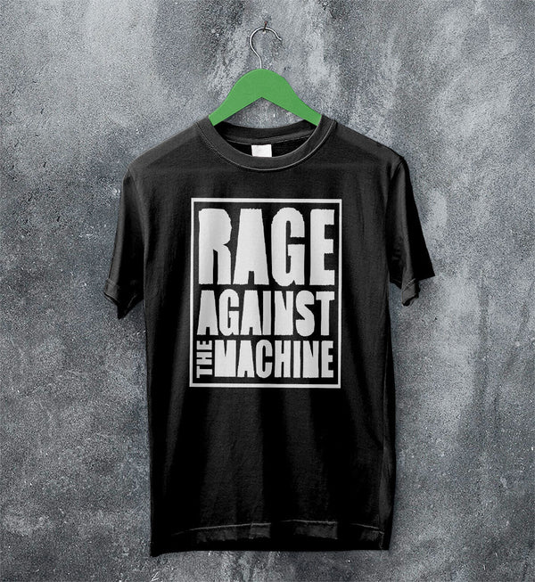Rage Against The Machine Logo Black Vintage T Shirt RATM Shirt Bella Canvas - WorldWideShirt