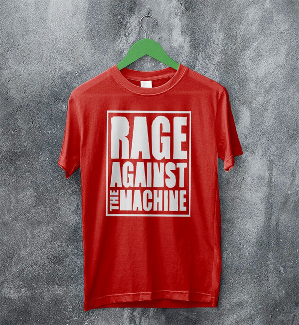 Rage Against The Machine Logo Black Vintage T Shirt RATM Shirt Bella Canvas - WorldWideShirt