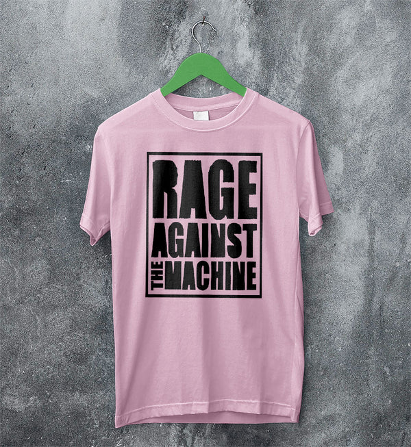 Rage Against The Machine Logo Black Vintage T Shirt RATM Shirt Bella Canvas - WorldWideShirt