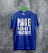 Rage Against The Machine Logo Black Vintage T Shirt RATM Shirt Bella Canvas - WorldWideShirt