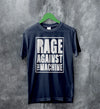 Rage Against The Machine Logo Black Vintage T Shirt RATM Shirt Bella Canvas - WorldWideShirt