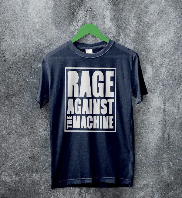 Rage Against The Machine Logo Black Vintage T Shirt RATM Shirt Bella Canvas - WorldWideShirt