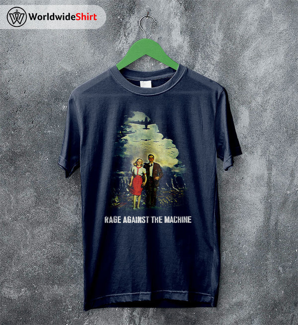Rage Against The Machine Vintage 90's T Shirt RATM Shirt - WorldWideShirt