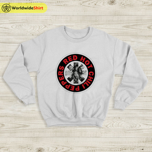 Red Hot Chili Pepper Sweatshirt Member Logo Sweatshirt Red Hot Chili Peppers Shirt - WorldWideShirt