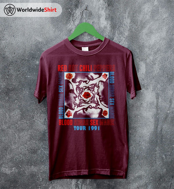 Red Hot Chili Peppers Shirt Blood Sugar Magik Merch Red Hot Chili Peppers T Shirt - WorldWideShirt