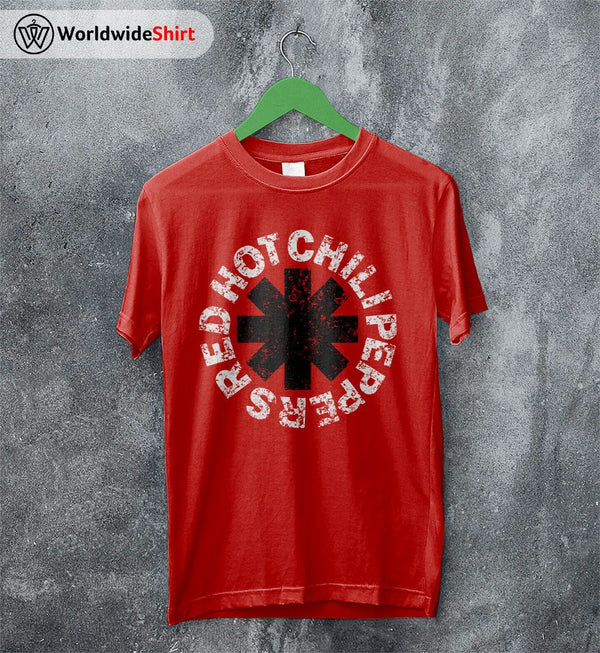 Red Hot Chili Peppers Shirt RHCP Shirt Logo Red Hot Chili Peppers T Shirt - WorldWideShirt