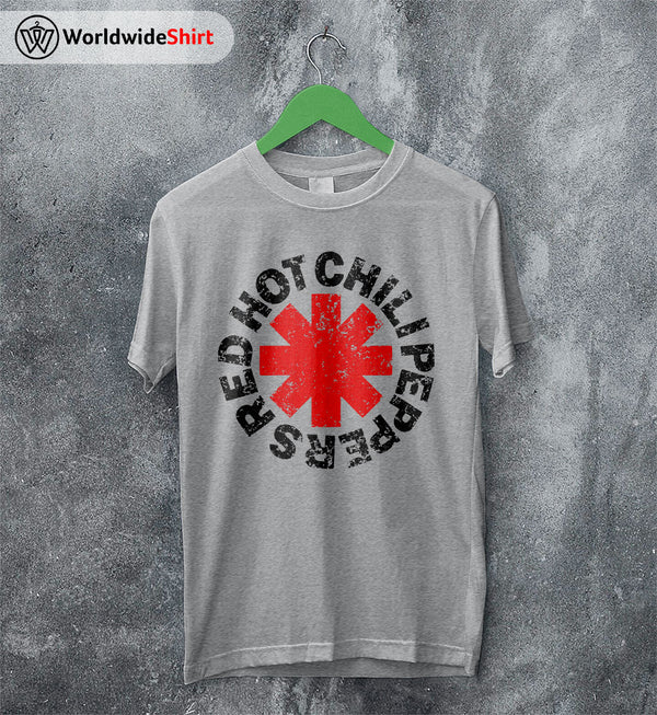 Red Hot Chili Peppers Shirt RHCP Shirt Logo Red Hot Chili Peppers T Shirt - WorldWideShirt