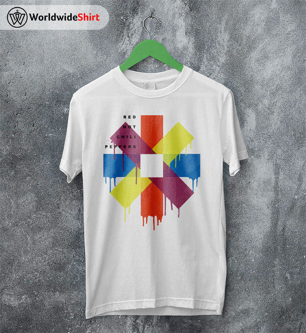 Red Hot Chili Peppers Shirt Vintage Logo Merch Red Hot Chili Peppers T Shirt - WorldWideShirt