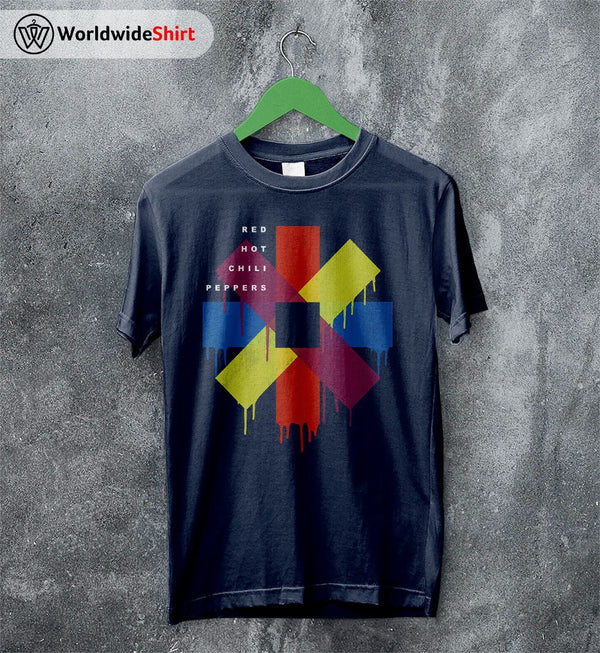 Red Hot Chili Peppers Shirt Vintage Logo Merch Red Hot Chili Peppers T Shirt - WorldWideShirt