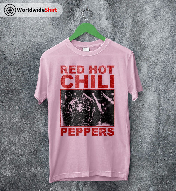 Red Hot Chili Peppers Shirt Vintage Tour Merch Red Hot Chili Peppers T Shirt - WorldWideShirt