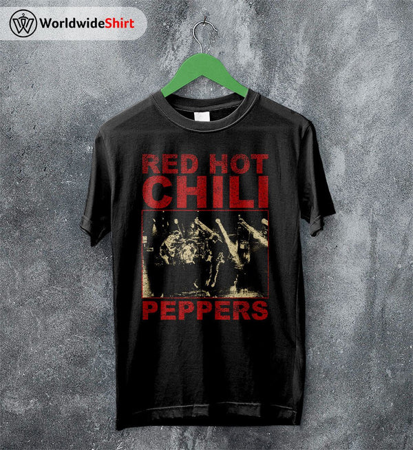 Red Hot Chili Peppers Shirt Vintage Tour Merch Red Hot Chili Peppers T Shirt - WorldWideShirt