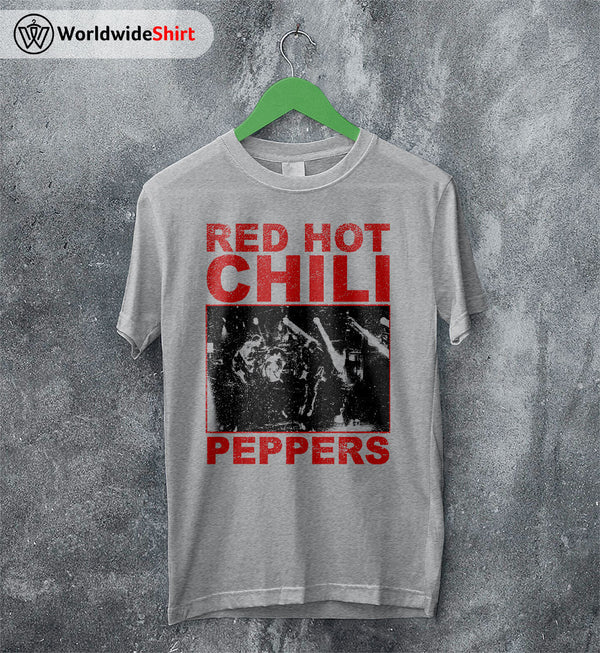 Red Hot Chili Peppers Shirt Vintage Tour Merch Red Hot Chili Peppers T Shirt - WorldWideShirt