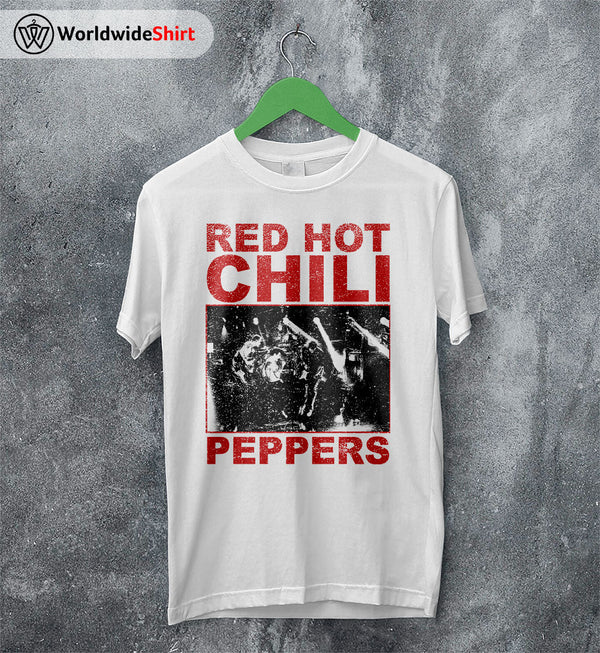 Red Hot Chili Peppers Shirt Vintage Tour Merch Red Hot Chili Peppers T Shirt - WorldWideShirt