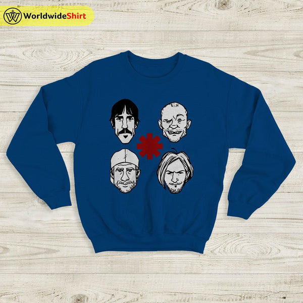 Red Hot Chili Peppers Sweatshirt Member RHCP Sweatshirt - WorldWideShirt