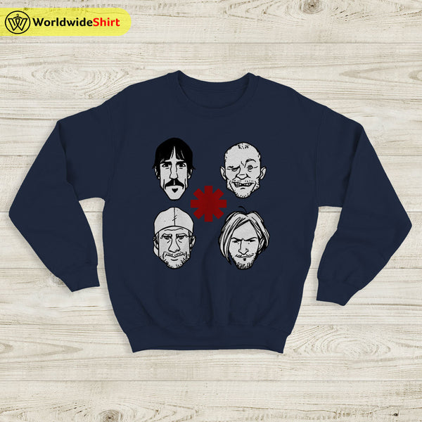 Red Hot Chili Peppers Sweatshirt Member RHCP Sweatshirt - WorldWideShirt