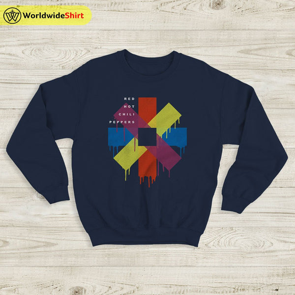 Red Hot Chili Peppers Sweatshirt RHCP Sweatshirt Vintage Logo - WorldWideShirt