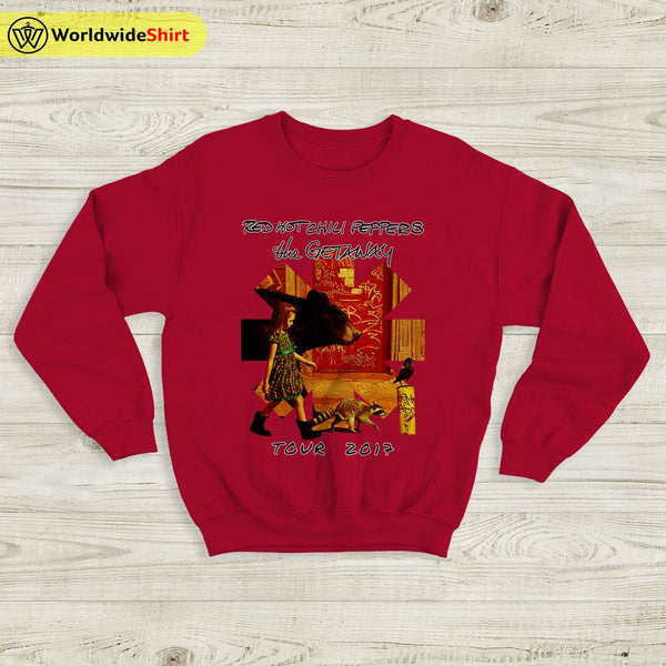 Red Hot Chili Peppers Sweatshirt The Getaway Vintage Tour Sweater RHCP Sweatshirt - WorldWideShirt