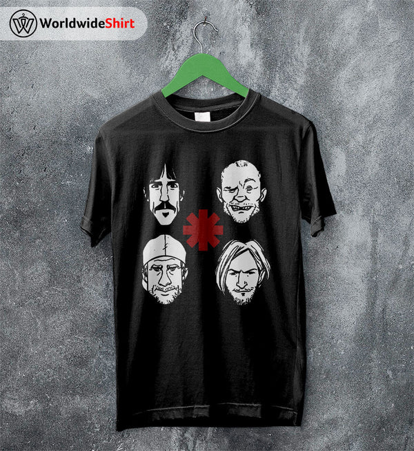 Red Hot Chili Shirt Peppers Member Merch Red Hot Chili Peppers T Shirt - WorldWideShirt