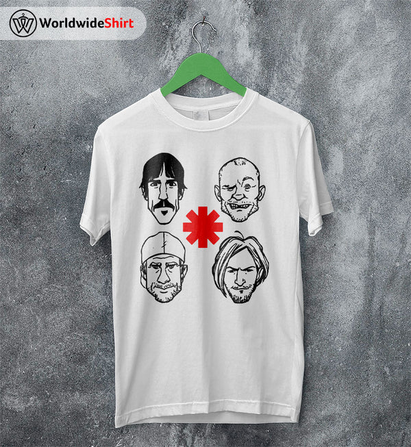 Red Hot Chili Shirt Peppers Member Merch Red Hot Chili Peppers T Shirt - WorldWideShirt